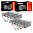 APCAF081 2 Pcs Activated Carbon Cabin Air Filter