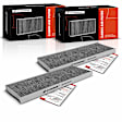 APCAF082 2 Pcs Activated Carbon Cabin Air Filter