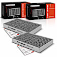 APCAF087 2 Pcs Activated Carbon Cabin Air Filter
