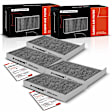 APCAF088 4 Pcs Activated Carbon Cabin Air Filter