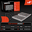 APCAF088 4 Pcs Activated Carbon Cabin Air Filter