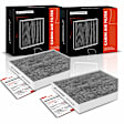 APCAF090 2 Pcs Activated Carbon Cabin Air Filter