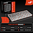 APCAF105 4 Pcs Activated Carbon Cabin Air Filter