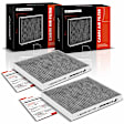 APCAF106 2 Pcs Activated Carbon Cabin Air Filter