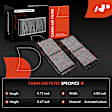 APCAF111 4 Pcs Activated Carbon Cabin Air Filter