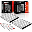 APCAF114 2 Pcs Activated Carbon Cabin Air Filter