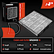 APCAF114 2 Pcs Activated Carbon Cabin Air Filter