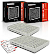 APCAF116 2 Pcs Activated Carbon Cabin Air Filter