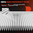 APCAF132 2 Pcs Activated Carbon Cabin Air Filter