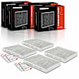 APCAF135 4 Pcs Activated Carbon Cabin Air Filter