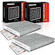 APCAF148 2 Pcs Activated Carbon Cabin Air Filter