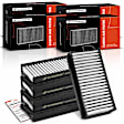 APCAF157 4 Pcs Activated Carbon Cabin Air Filter