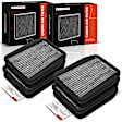 APCAF188 4 Pcs Cabin Air Filter with Charcoal Media