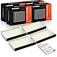 APCAF194 4 Pcs Activated Carbon Cabin Air Filter