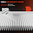 APCAF194 4 Pcs Activated Carbon Cabin Air Filter
