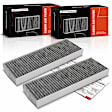 APCAF215 2 Pcs Activated Carbon Cabin Air Filter