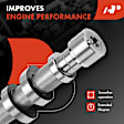 APCAS025 2 Pcs Left & Right Engine Camshaft