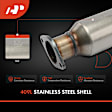 APCCT003 Catalytic Converter, Federal EPA Standard, 46-State Legal (Cannot ship to CA, CO, NY or ME)