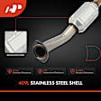 APCCT008 Rear Catalytic Converter, Federal EPA Standard, 46-State Legal (Cannot ship to CA, CO, NY or ME)