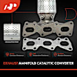 APCCT015 2 Pcs Front Catalytic Converter with Integrated Exhaust Manifold, Federal EPA Standard, 46-State Legal (Cannot ship to CA, CO, NY or ME)