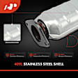 APCCT017 Rear Catalytic Converter, Federal EPA Standard, 46-State Legal (Cannot ship to CA, CO, NY or ME)