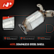 APCCT018 Front Catalytic Converter, Federal EPA Standard, 46-State Legal (Cannot ship to CA, CO, NY or ME)