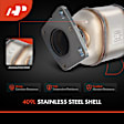 APCCT035 Front Catalytic Converter, Federal EPA Standard, 46-State Legal (Cannot ship to CA, CO, NY or ME)