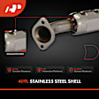 APCCT042 Rear Catalytic Converter, Federal EPA Standard, 46-State Legal (Cannot ship to CA, CO, NY or ME)
