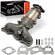 APCCT049 Front Passenger Catalytic Converter with Integrated Exhaust Manifold, Federal EPA Standard, 46-State Legal (Cannot ship to CA, CO, NY or ME)