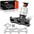 APCCT054 Front Driver Catalytic Converter with Integrated Exhaust Manifold, Federal EPA Standard, 46-State Legal (Cannot ship to CA, CO, NY or ME)
