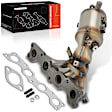 APCCT057 Front Catalytic Converter with Exhaust Manifold, Federal EPA Standard, 46-State Legal (Cannot ship to CA, CO, NY or ME)