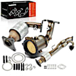 APCCT058 3 Pcs Front & Rear Catalytic Converter, Federal EPA Standard, 46-State Legal (Cannot ship to CA, CO, NY or ME)