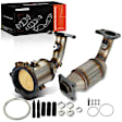 APCCT062 2 Pcs Front Catalytic Converter, Federal EPA Standard, 46-State Legal (Cannot ship to CA, CO, NY or ME)