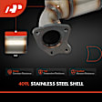 APCCT062 2 Pcs Front Catalytic Converter, Federal EPA Standard, 46-State Legal (Cannot ship to CA, CO, NY or ME)