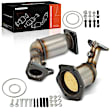 APCCT064 2 Pcs Front Catalytic Converter, Federal EPA Standard, 46-State Legal (Cannot ship to CA, CO, NY or ME)