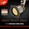 APCCT065 3 Pcs Front & Rear Catalytic Converter, Federal EPA Standard, 46-State Legal (Cannot ship to CA, CO, NY or ME)