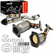 APCCT067 3 Pcs Front & Rear Catalytic Converter, Federal EPA Standard, 46-State Legal (Cannot ship to CA, CO, NY or ME)