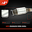 APCCT067 3 Pcs Front & Rear Catalytic Converter, Federal EPA Standard, 46-State Legal (Cannot ship to CA, CO, NY or ME)