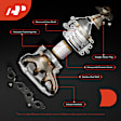2006 Hummer H3 - Front Catalytic Converter, 3.5L 5Cyl, Federal EPA Standard, 46-State Legal (Cannot ship to CA, CO, NY or ME)