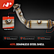 APCCT098 Catalytic Converter, Federal EPA Standard, 46-State Legal (Cannot ship to CA, CO, NY or ME)