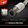 APCCT121 Catalytic Converter, Federal EPA Standard, 46-State Legal (Cannot ship to CA, CO, NY or ME)