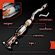 APCCT131 Left Catalytic Converter, Federal EPA Standard, 46-State Legal (Cannot ship to CA, CO, NY or ME)
