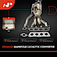 APCCT140 Catalytic Converter with Exhaust Manifold, Federal EPA Standard, 46-State Legal (Cannot ship to CA, CO, NY or ME)