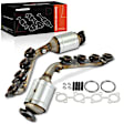 APCCT141 2 Pcs Left & Right Catalytic Converter with Exhaust Manifold, Federal EPA Standard, 46-State Legal (Cannot ship to CA, CO, NY or ME)