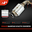 APCCT141 2 Pcs Left & Right Catalytic Converter with Exhaust Manifold, Federal EPA Standard, 46-State Legal (Cannot ship to CA, CO, NY or ME)