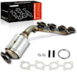 APCCT142 Left Catalytic Converter, Federal EPA Standard, 46-State Legal (Cannot ship to CA, CO, NY or ME)