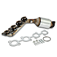 APCCT143 Right Catalytic Converter, Federal EPA Standard, 46-State Legal (Cannot ship to CA, CO, NY or ME)