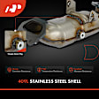 APCCT147 2 Pcs Front & Rear Catalytic Converter, Federal EPA Standard, 46-State Legal (Cannot ship to CA, CO, NY or ME)