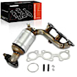 APCCT161 Rear Catalytic Converter with Exhaust Manifold, Federal EPA Standard, 46-State Legal (Cannot ship to CA, CO, NY or ME)