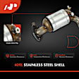 APCCT161 Rear Catalytic Converter with Exhaust Manifold, Federal EPA Standard, 46-State Legal (Cannot ship to CA, CO, NY or ME)